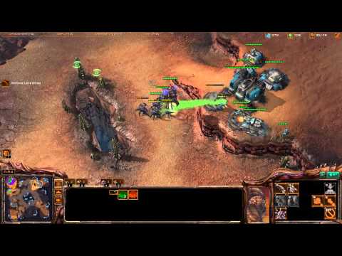 ROOTDestiny (Z) vs. xiWarden (T) (Part 1/2) - Starcraft 2 Showmatch