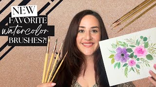 Testing out Craftamo's Bamboo Brush Set..Could these be my new favorite watercolor brushes?!