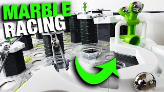 I BUILT A REAL MARBLE RUN And It Goes UP!!! + Marble Racing with Commentary!