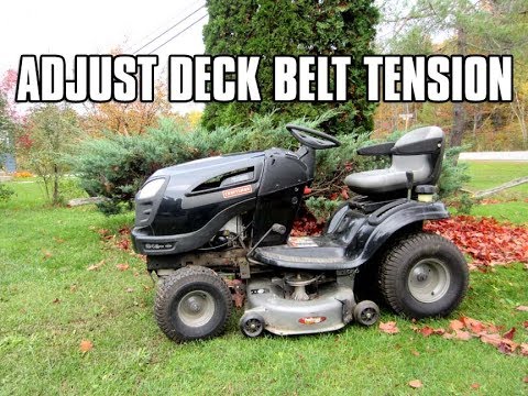 Simple Trick To Make Your Lawn Tractor Cut Like New Again!  - Video
