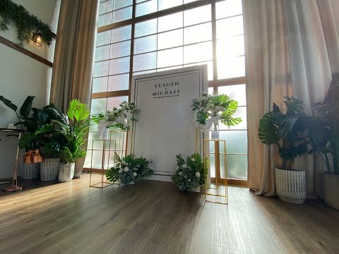 【The Glasshall】Wedding Decoration 婚禮場地佈置