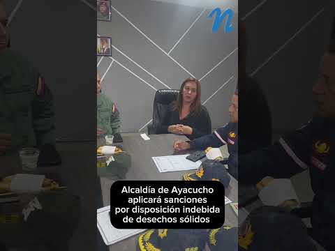 Alcaldía de Ayacucho aplicará sanciones por disposición indebida de desechos sólidos | #tachira