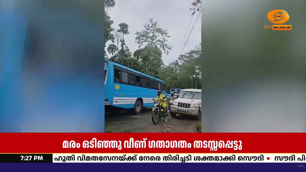 ശക്തമായ മഴയിലും കാറ്റിലും കുമളി - മൂന്നാർ സംസ്ഥാനപാ?