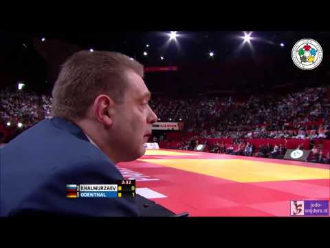 Judo 2014 Grand Slam Paris: Khalmurzaev (RUS) - Odenthal (GER) [-90kg] bronze
