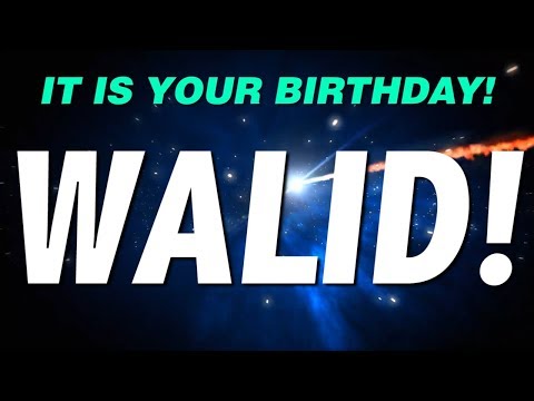 HAPPY BIRTHDAY WALID! This is your gift.