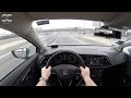 Seat Leon ST 1 6 TDI 2014 POV City Drive