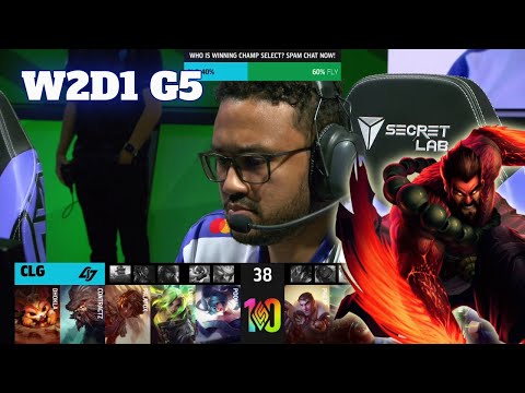 CLG vs FLY | Week 2 Day 1 S12 LCS Summer 2022 | CLG vs FlyQuest W2D1 Full Game