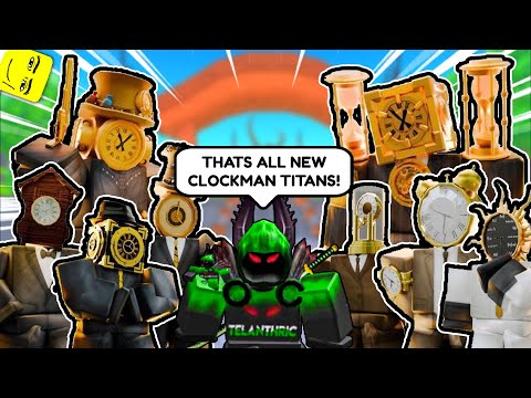 ????ALL CLOCK UNITS FROM THE NEW CLOCK EVENT!????️UPDATE IS COMING SOON! - Toilet Tower Defense | Roblox
