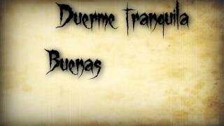 Alesana Goodbye, Goodnight, For Good (español)