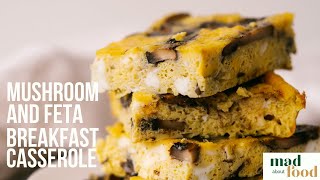 Mushroom and Feta Breakfast Casserole