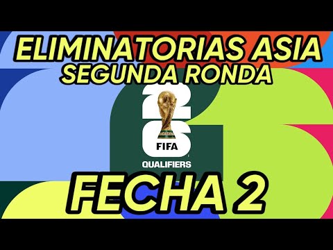 🛑TODOS LOS GOLES ELIMINATORIAS ASIA 2026 + 2° Ronda 2° Fecha
