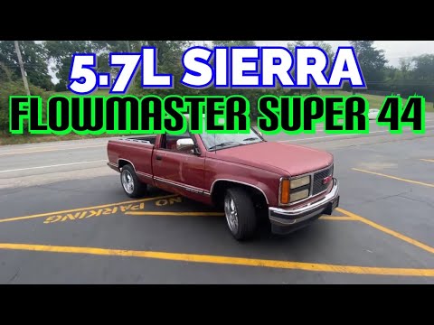 1990 GMC Sierra 5.7L V8 DUAL EXHAUST w/ FLOWMASTER SUPER 44!