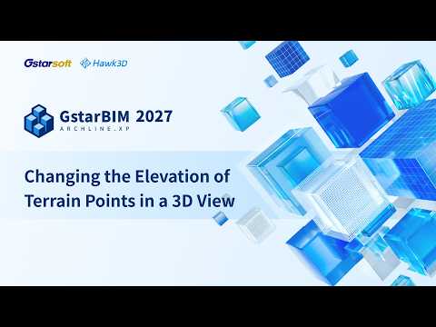3D Görünümde Arazi Noktası Yüksekliği Ayarlama