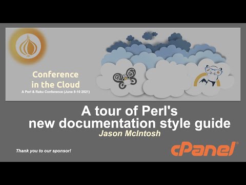 A tour of Perl's new documentation style guide - Jason McIntosh