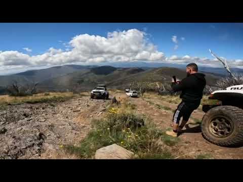 Ford ranger raptor steep mountain climb 4x4 mt Gibbo Victoria high country