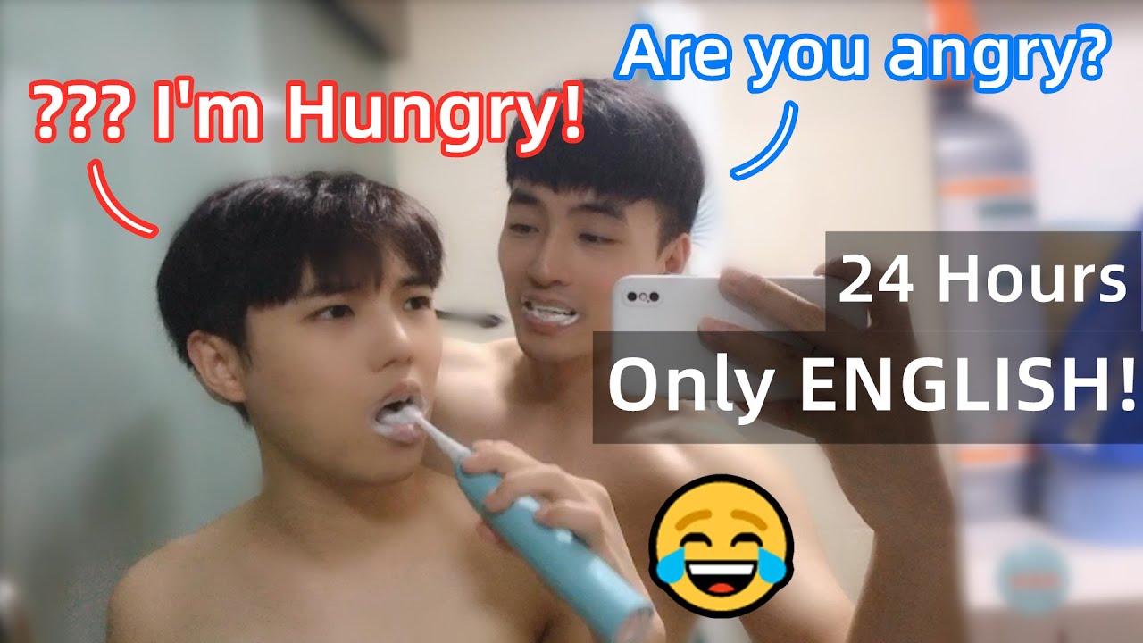 Speaking Only English To My Boyfriend For 24 Hours😂 | Drive Him Crazy! 英語逼瘋男友[Gay Couple Lucas&Kibo]