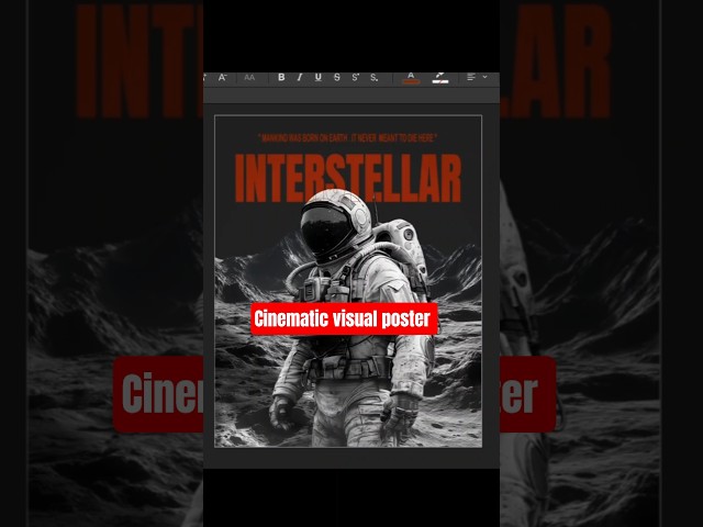 Vídeo relacionado con Tainsi Interstellar-Poster, 12 x 18 pulgadas, 30 x 46 cm
