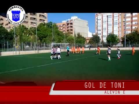 Torrefiel ACE: Gol Toni (Alevín E vs Torrent)