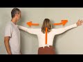 relieve thoracic spine blockage in 2 simple steps