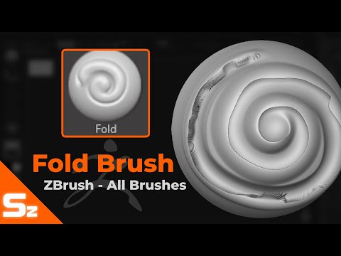 Fold Brush: ZBrush All Brushes
