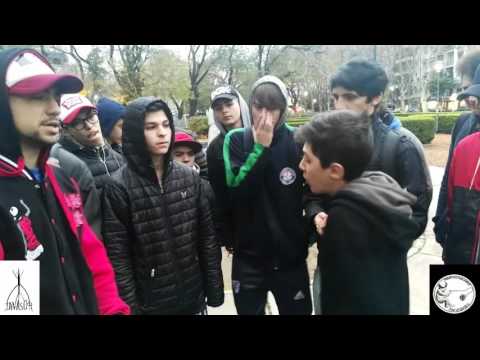 FLEX VS GARCY VS TINCHO VS DIME| OCTAVOS (4ta Fecha,Torneo 2017) Rappers por Naturaleza