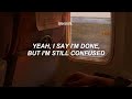 Sabrina Carpenter - 'Already Over' Lyrics