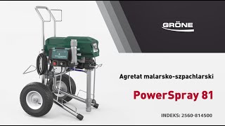 Gröne agregat malarsko-szpachlarski PowerSpray 81 (Zdjęcie 6)