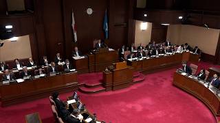7月24日【びわ湖放送ニュース】県議会　交通税について代表質問