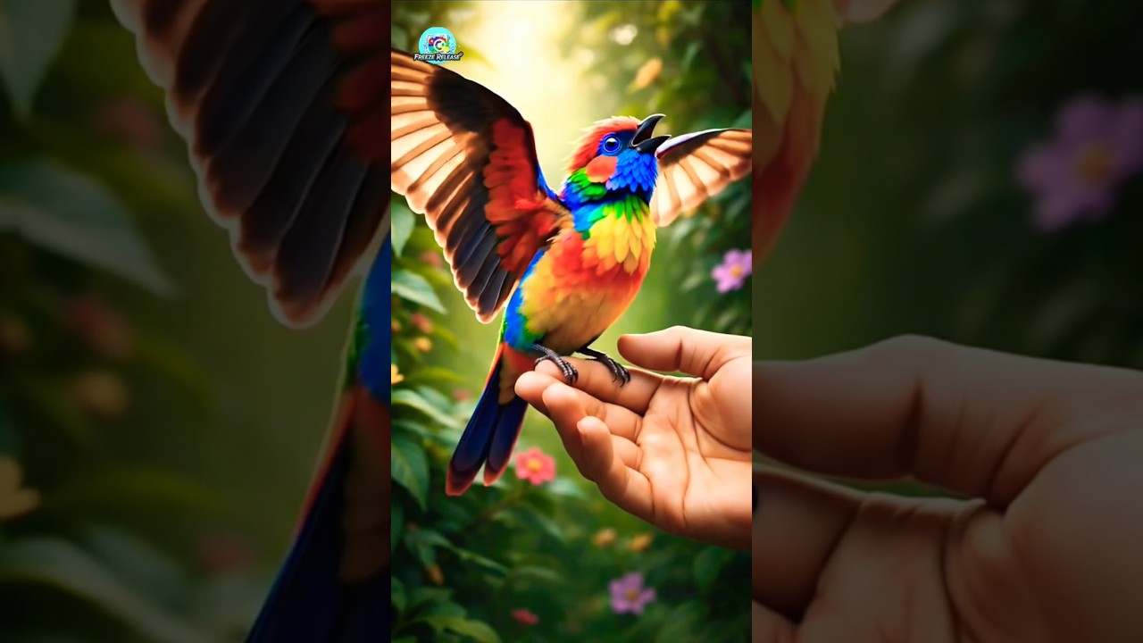 Aesthetic/Relaxing: The Most Beautiful Bird You’ve Ever Seen! 🌈 (4K Ultra HD)
