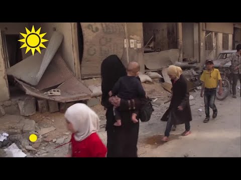 Stefan Borg i Syrien: "Vi känner stickande lukt som är svår att beskriva" - Nyhetsmorgon (