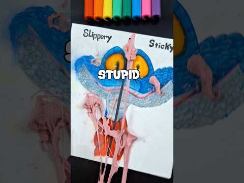 Sticky Vs Slippery Drawing!🤯(Pt2) #zootopia #shorts #drawing
