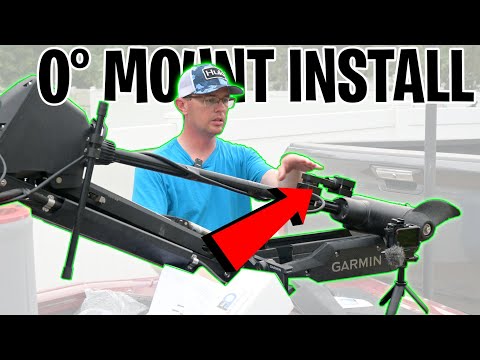 How To Install Fish Obsessed Livescope Mount | 0° LVS34 | Dominator | Garmin Livescope