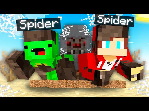 JayJay & Mikey TRANSFORM into Scary Spiders