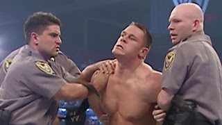 WWE Champion JBL has John Cena arrested for vandalism: SmackDown March 31, 2005