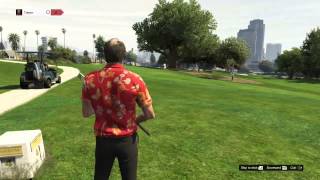 GTA V Walkthrough - Hobbies & Pastimes: Play 9 Holes of Golf and Finish Even or Below Par