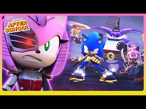 Sonic and Rusty Rose RACE for the Shard! 🥀 Sonic Prime | Netflix Family