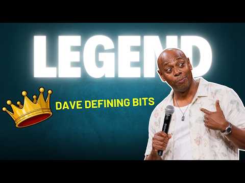 The Stand-Up Bits That Made Dave Chappelle A Comedy Legend