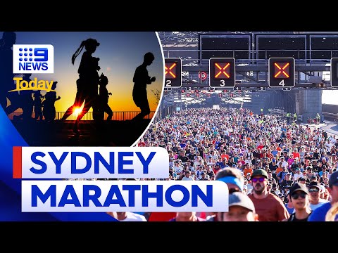 Severe heatwave warning issued as Sydney marathon kicks off | 9 News Australia