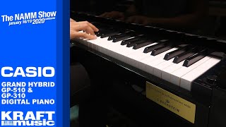Video thumbnail for NAMM 2020 - Casio Grand Hybrid GP-510 and GP-310 Digital Pianos by Kraft Music
