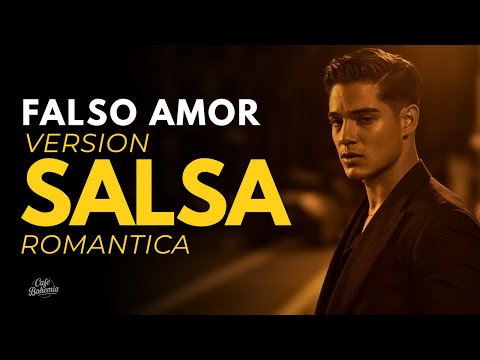 FALSO AMOR (Salsa Romántica) | Cover Elegante & Nostálgico | Café Bohemia