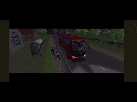 Bus Simulator: 2015 Android Gameplay #5 (German Countryside) night