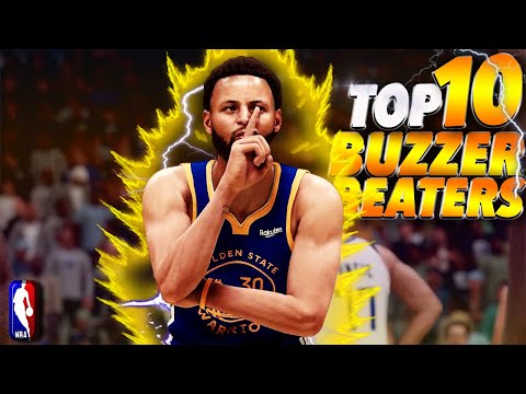 TOP 10 COMEBACKS & BUZZER BEATERS  - NBA 2K21 Highlights #22