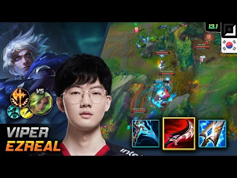 Viper Adc Ezreal Build Duskblade of Draktharr Conqueror - LOL KR 13.1