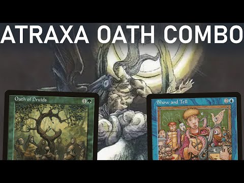 NO FRILLS, JUST ATRAXA! Vintage Traditional Oath of Druids Combo. MTG Eternal Weekend