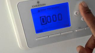 How to reset emerson Intellitemp 900 passcode.mp4
