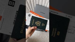 Catch flights not feelings with this #balenciaga passport wallet