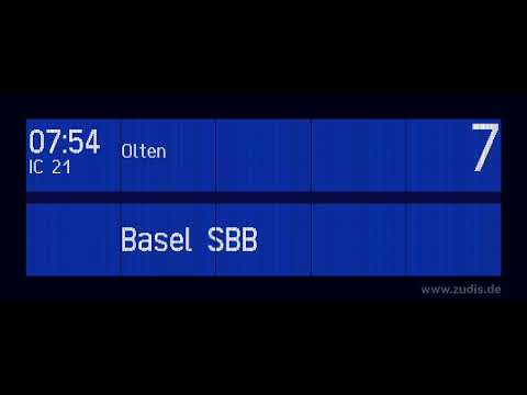 Gleis 7 IC 21 nach Basel SBB in Luzern | Neue SBB Stimme | Neue TTS Stimme