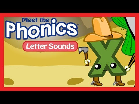 Meet the Phonics Letter Sounds - x