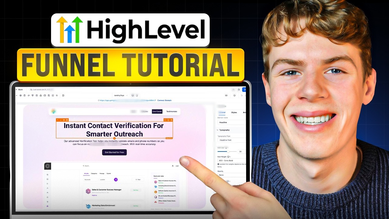 GoHighLevel Funnel Builder Tutorial (2026) | Build a High-Converting Funnel
