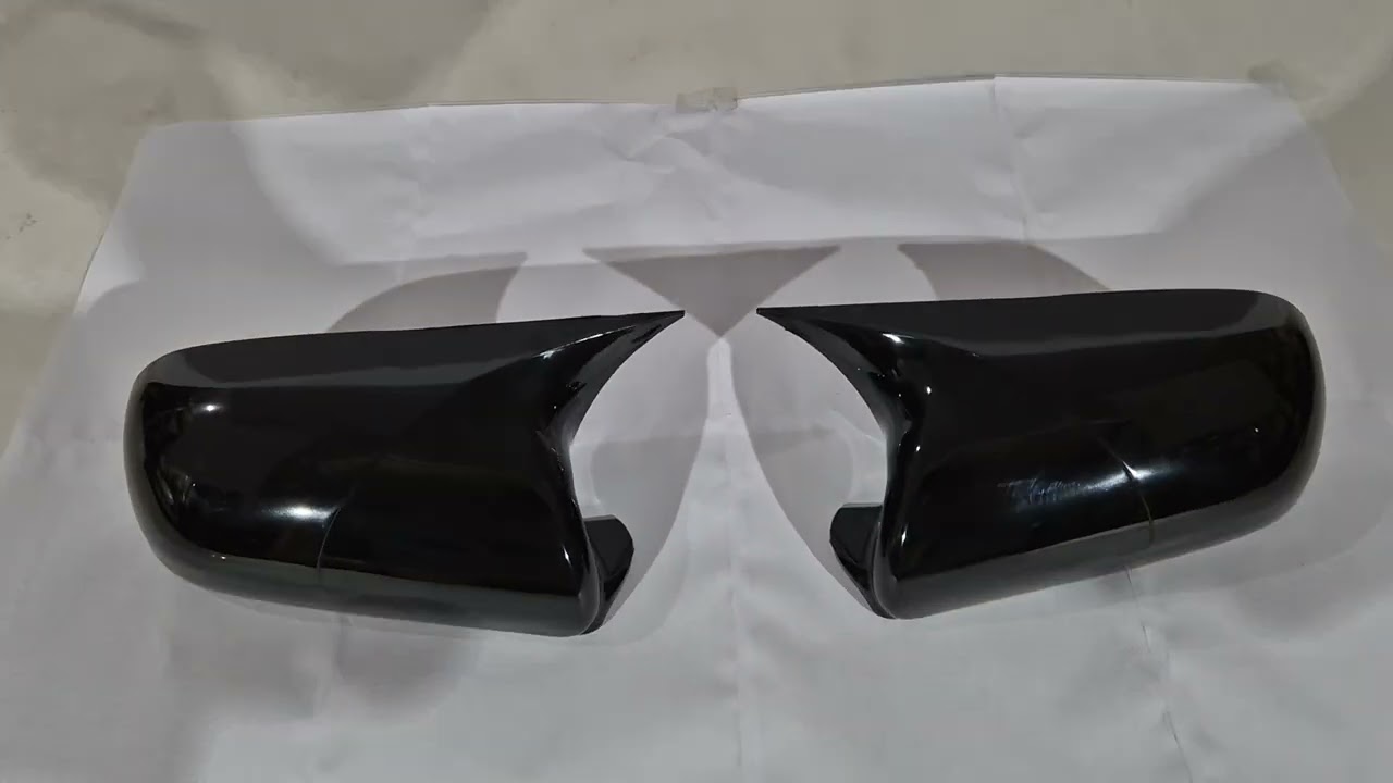 Toyota Corolla 2007-2013 рр. Накладки на дзеркала BMW-Style (Без поворота, 2 шт) Video 1